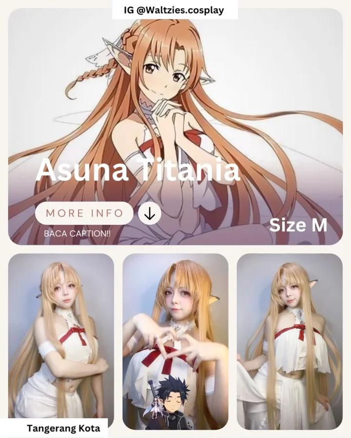 Asuna Titania - Costume, Wig, Accessories Rental