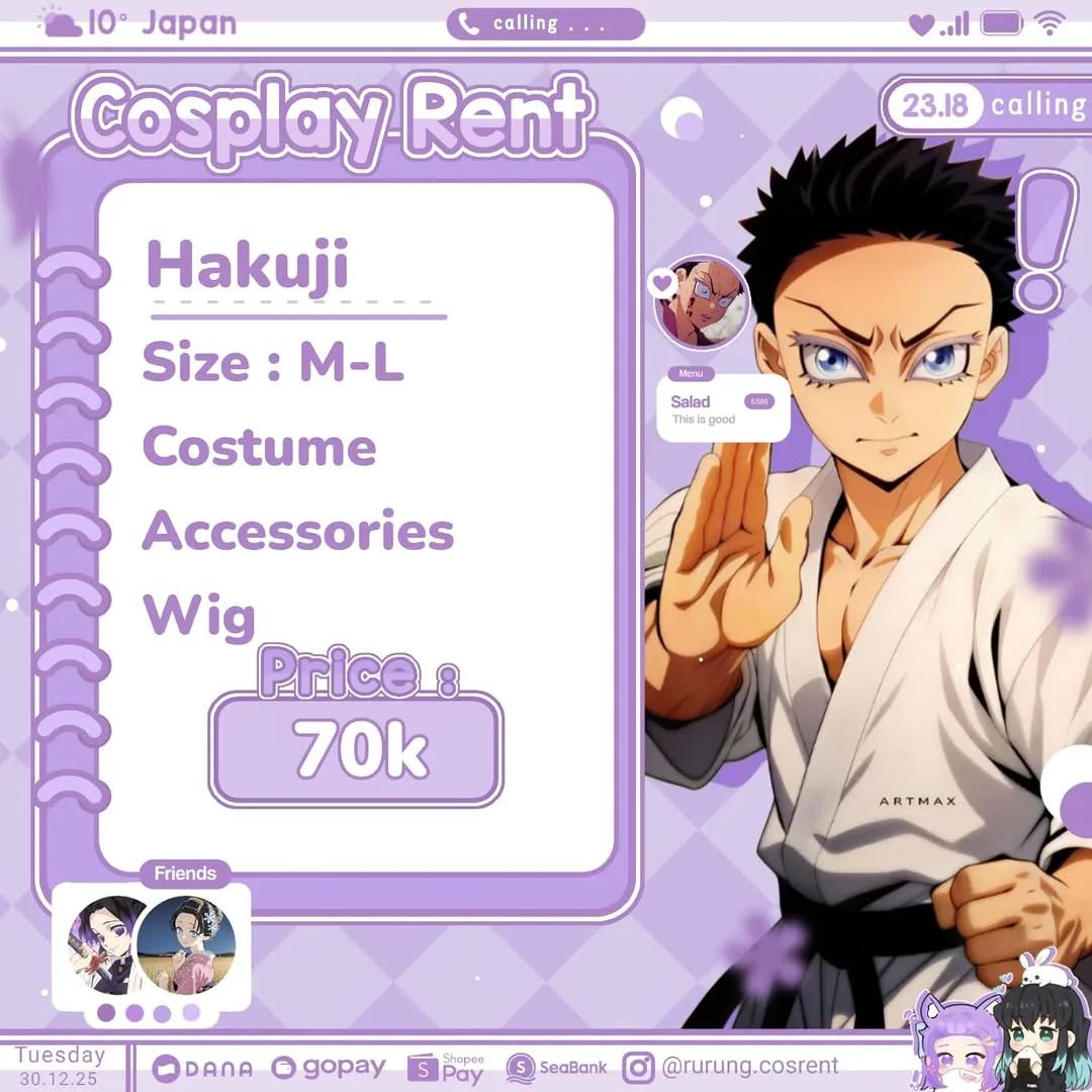 Kagaya Ubuyashiki Kimetsu no Yaiba - Costume Rental