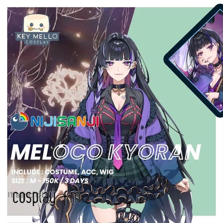 Meloco Kyoran Nijisanji - Kostum & Wig