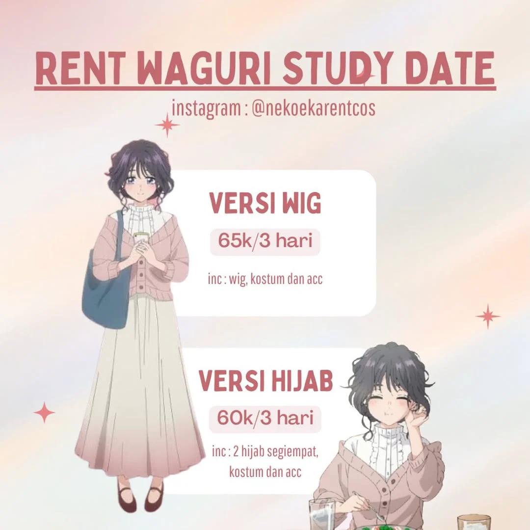 Kaoruko Waguri Study Date - Kostum