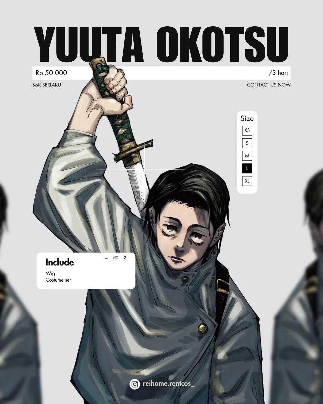 Yuuta Okkotsu - Kostum & Wig
