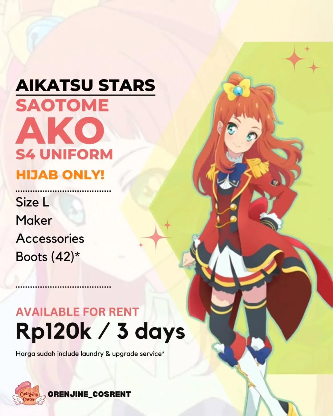 Saotome Ako Aikatsu Stars - Kostum