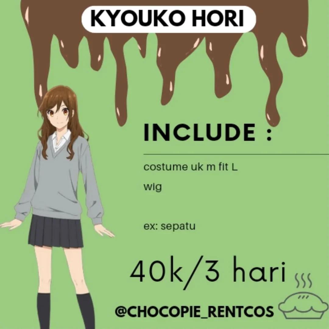Hori - Horimiya Kostum, Wig, Aksesoris