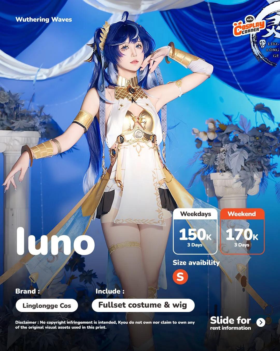 Iuno Wuthering Waves - Fullset Costume & Wig