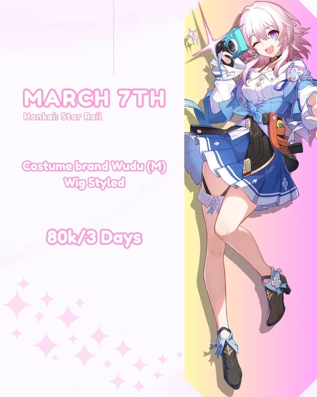 March 7th Honkai Star Rail - Kostum
