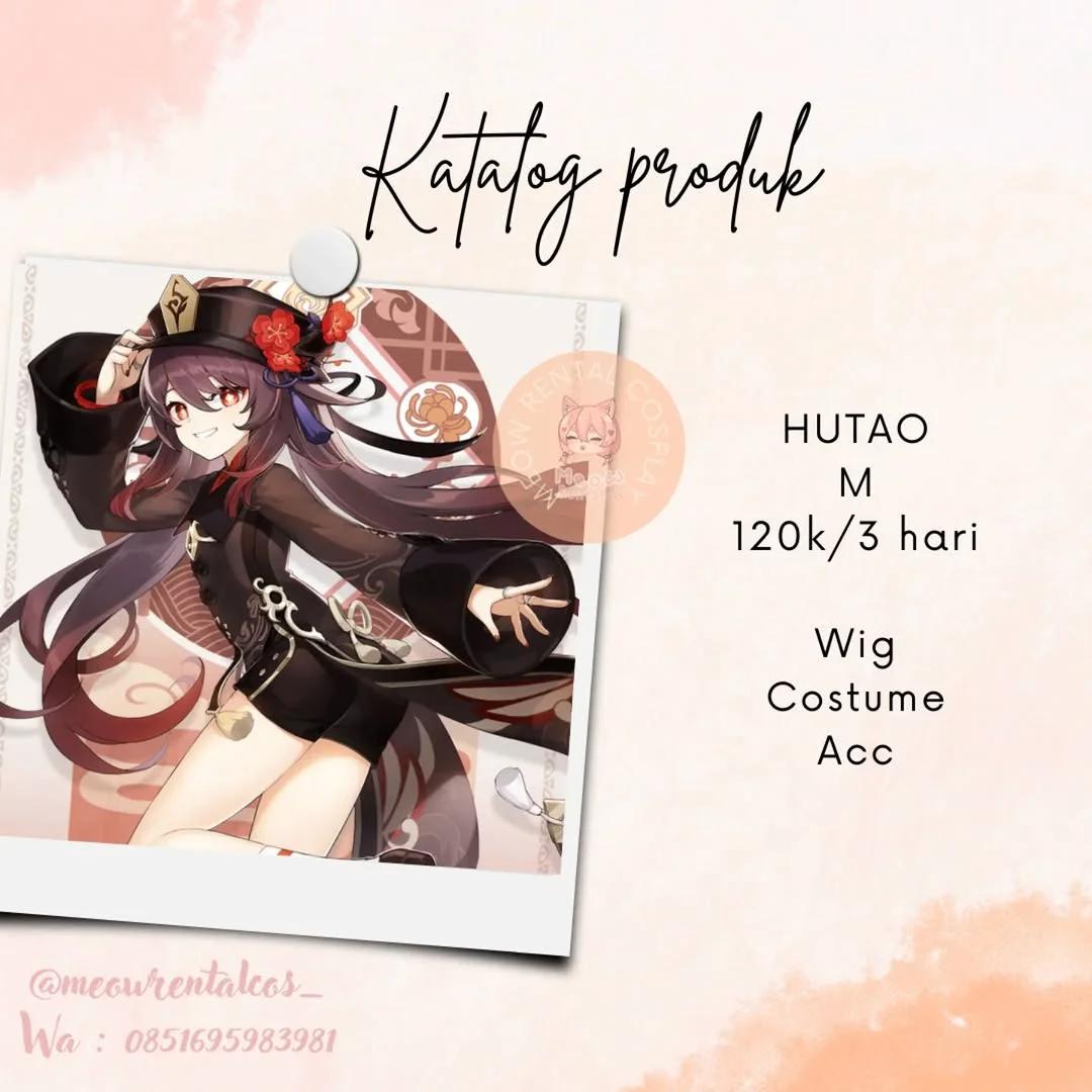 Hu Tao Default Version Miaowucos Cosplay Rental
