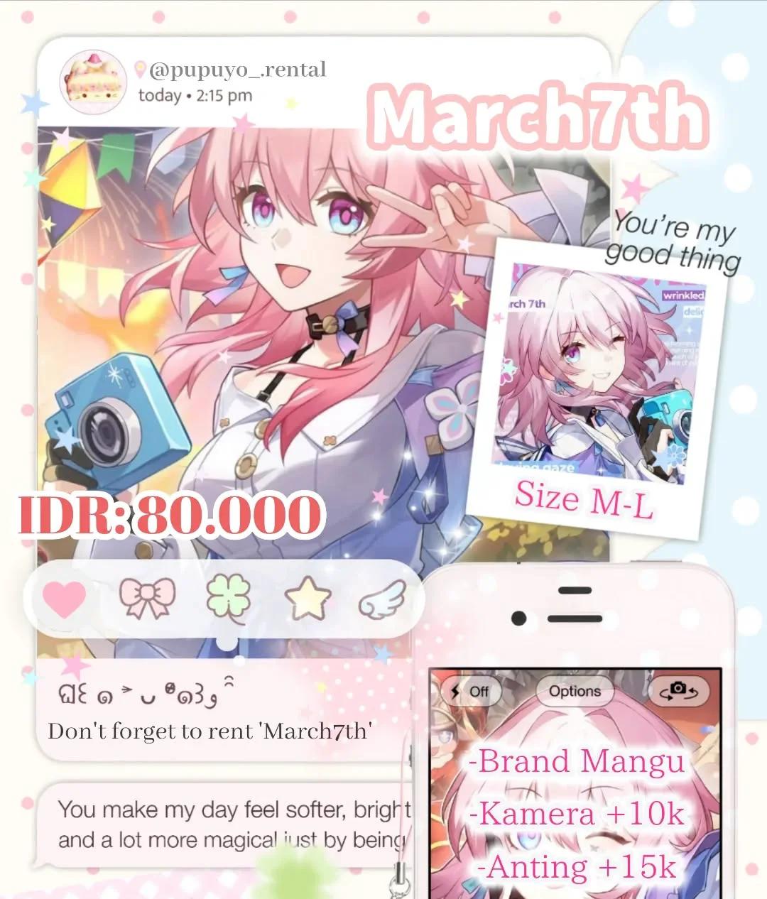 March 7th Honkai Star Rail - Kostum