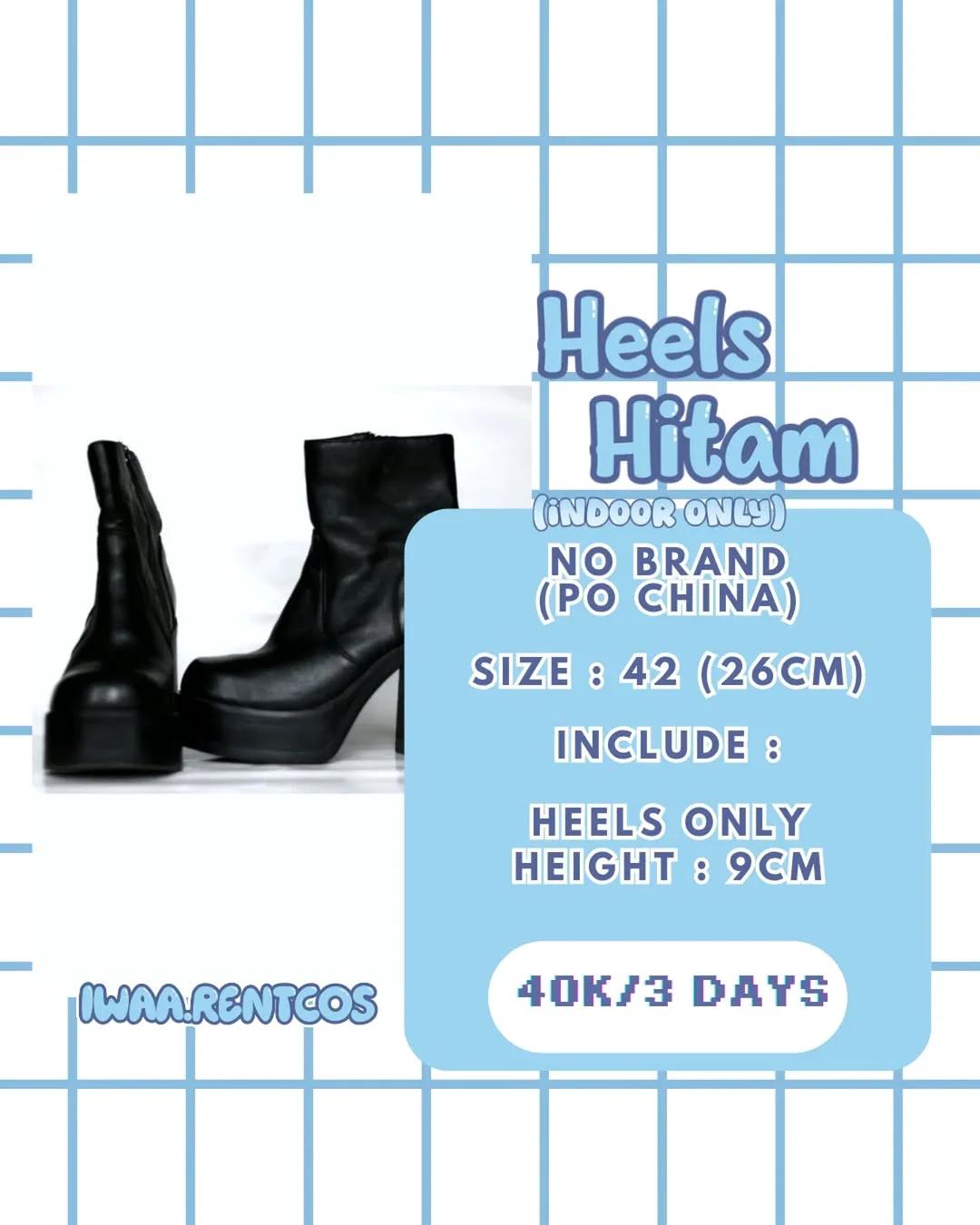 Heels Hitam