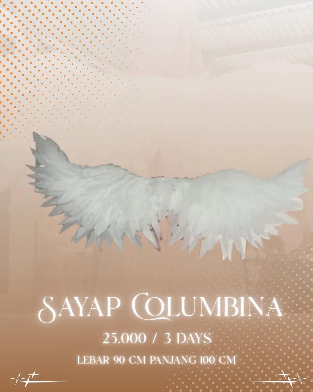 Sayap Columbina Genshin Impact Lightweight Angel Wings