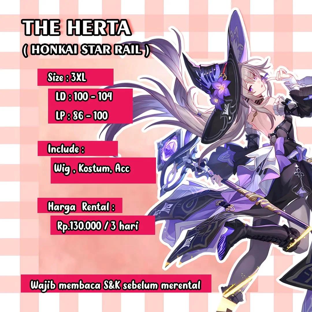 Herta Honkai Star Rail - Kostum & Wig