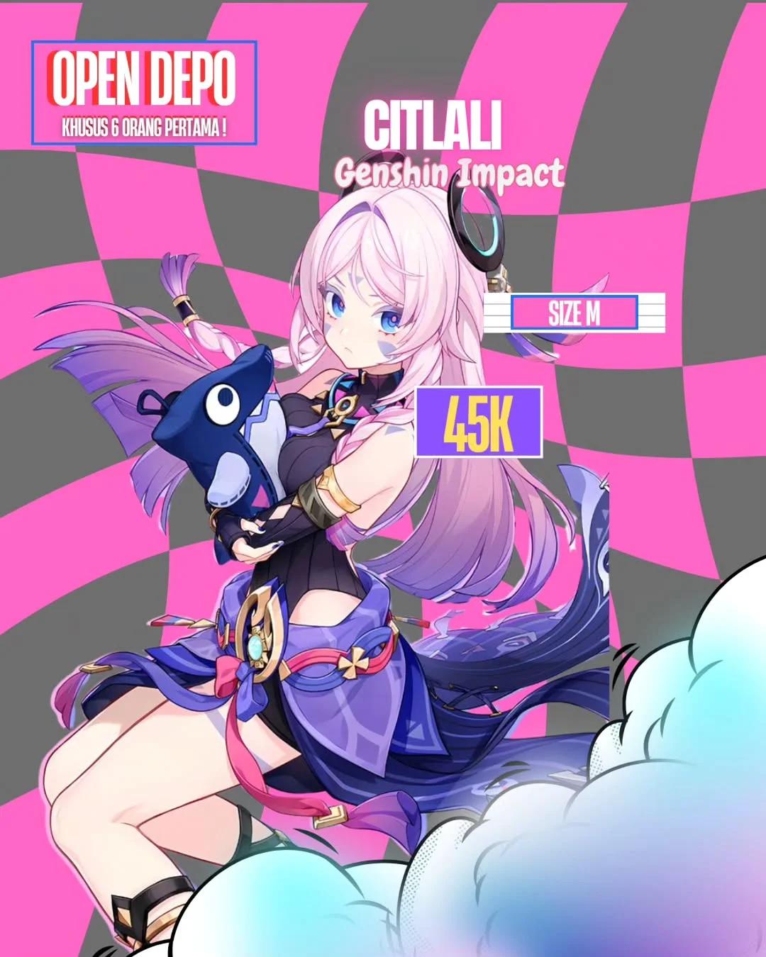 Citlali Genshin Impact - Kostum & Wig