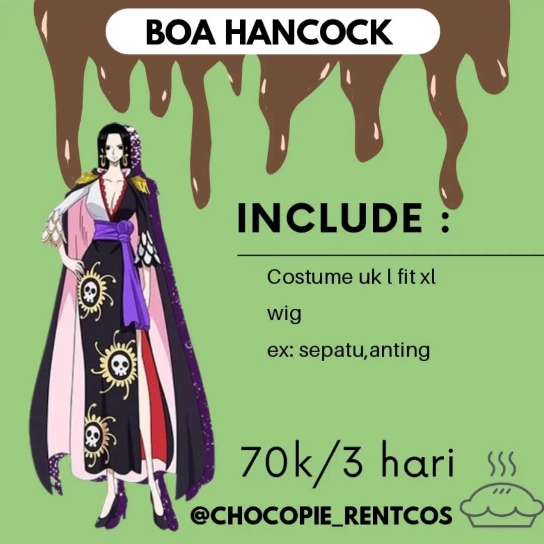 Boa Hancock One Piece - Kostum Wig Aksesoris