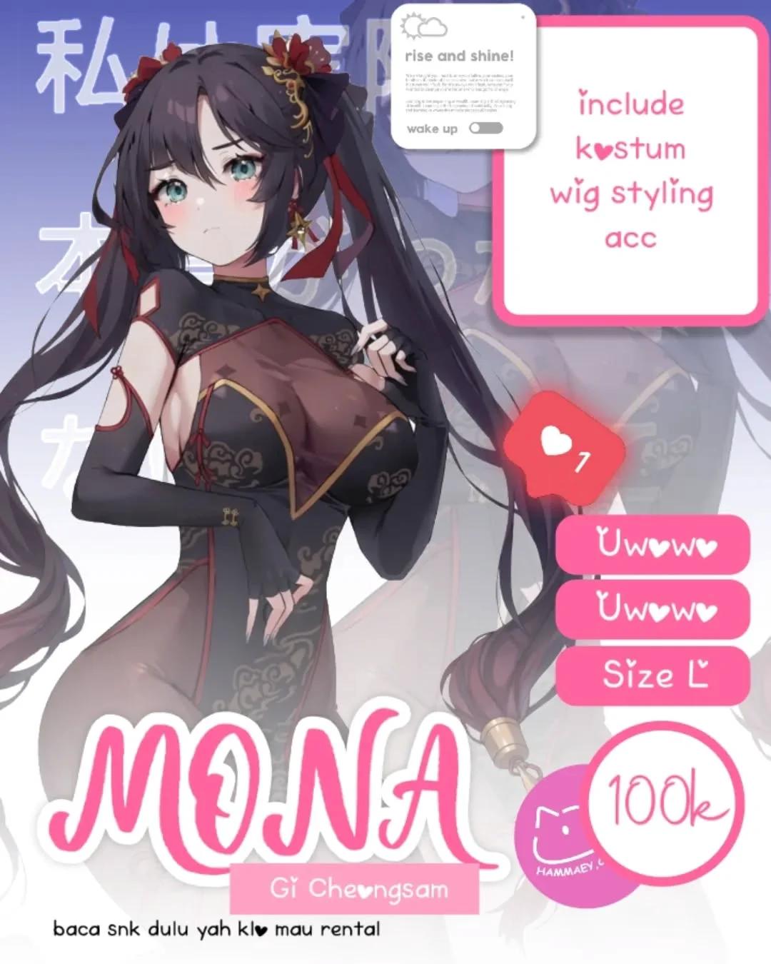 Mona Megistus Genshin Impact Cheongsam Version