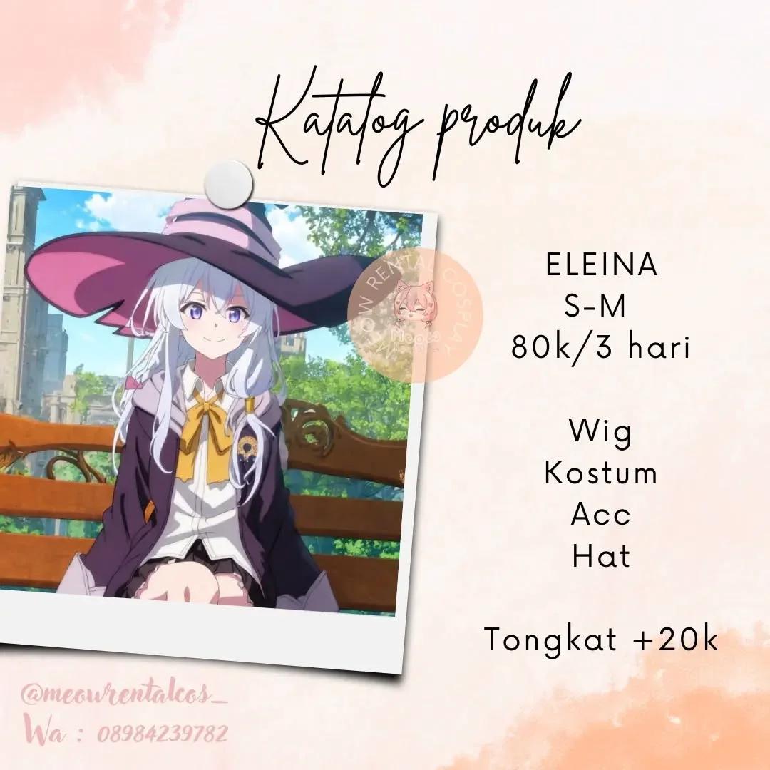 Elaina - Kostum, Wig, Acc, Hat