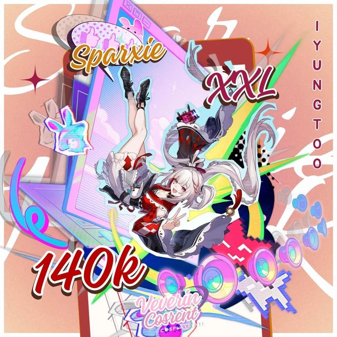 Sparxie Honkai: Star Rail - Kostum & Wig