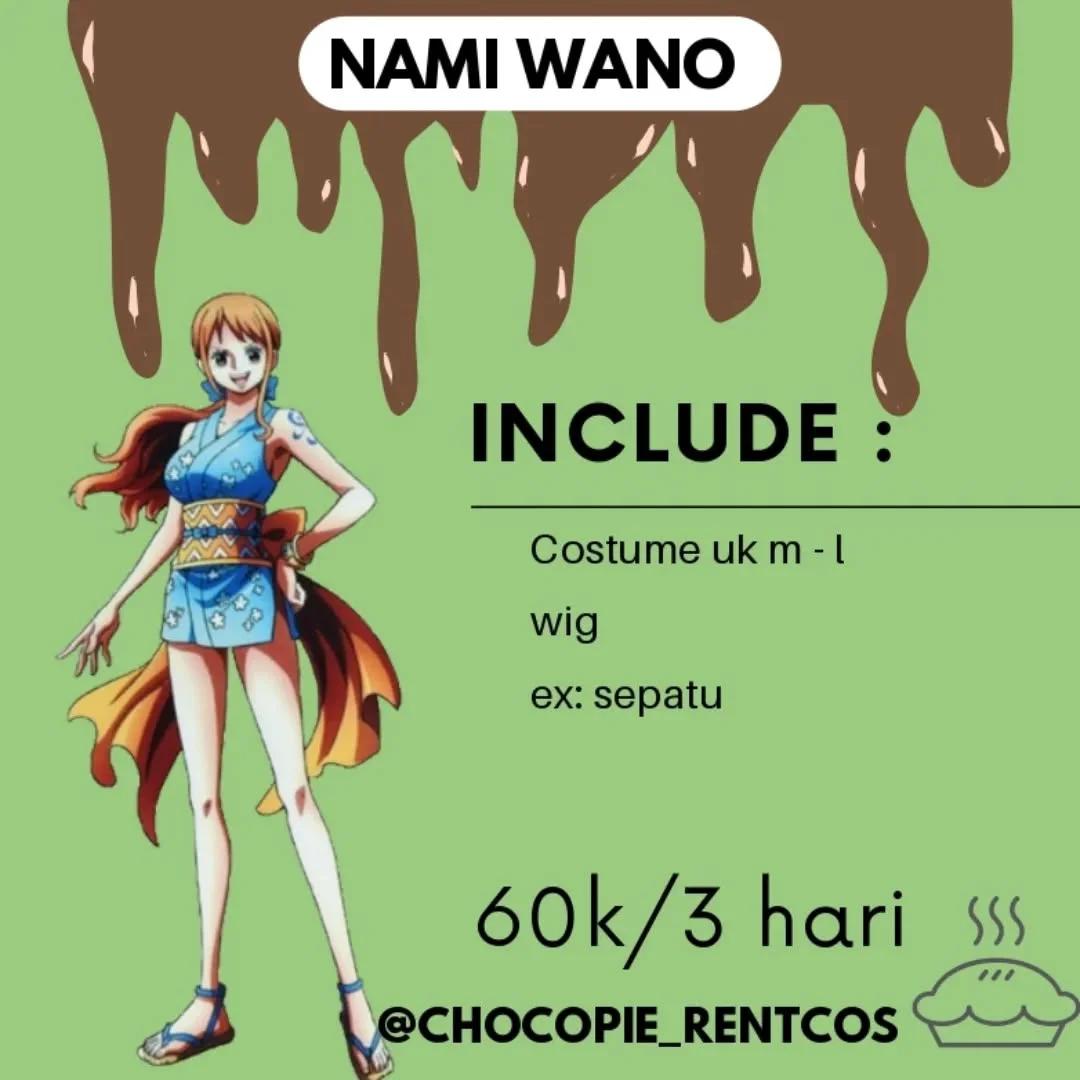 Nami One Piece - Costume Wig Aksesoris