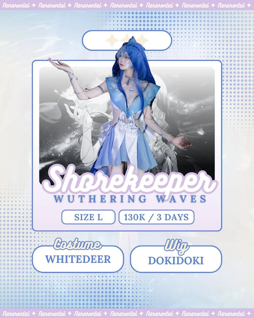 Shorekeeper Wuthering Waves - Costume & Wig