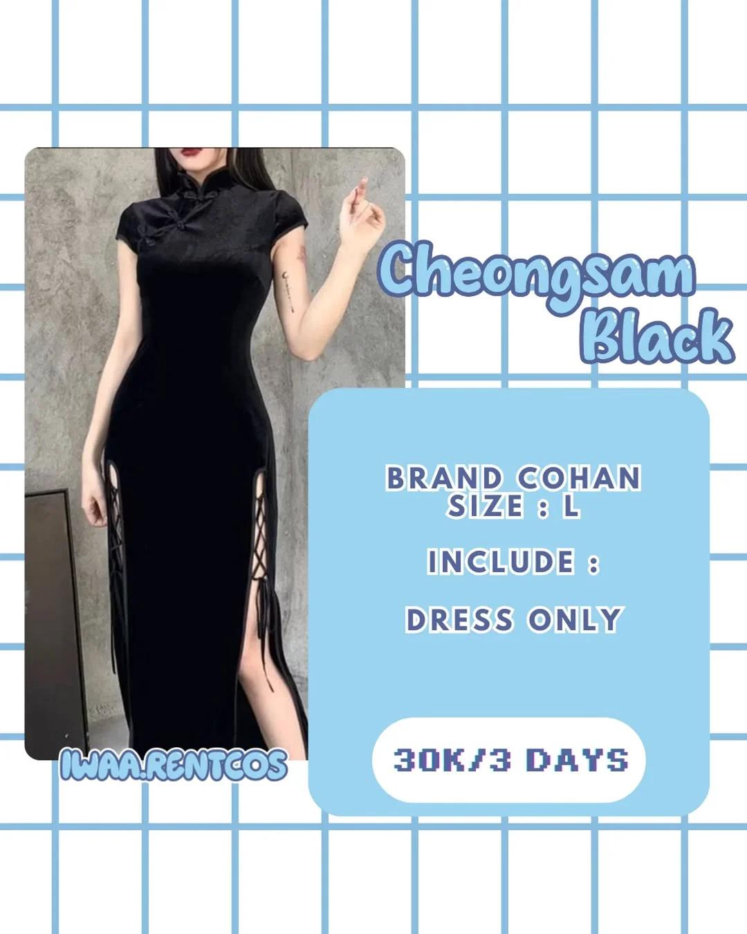 Cheongsam Black