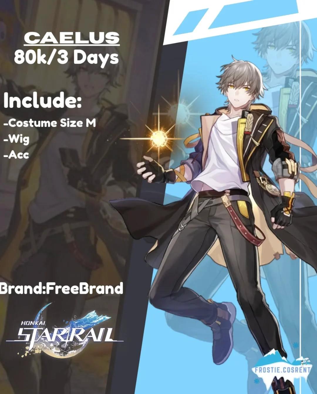Caelus Honkai Star Rail Cosplay Rental