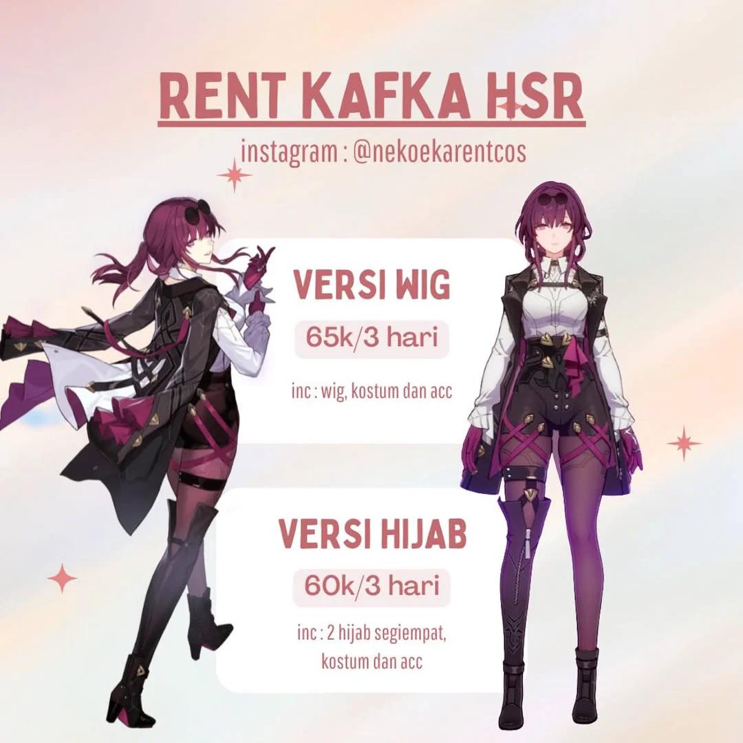 Kafka Honkai Star Rail - Kostum