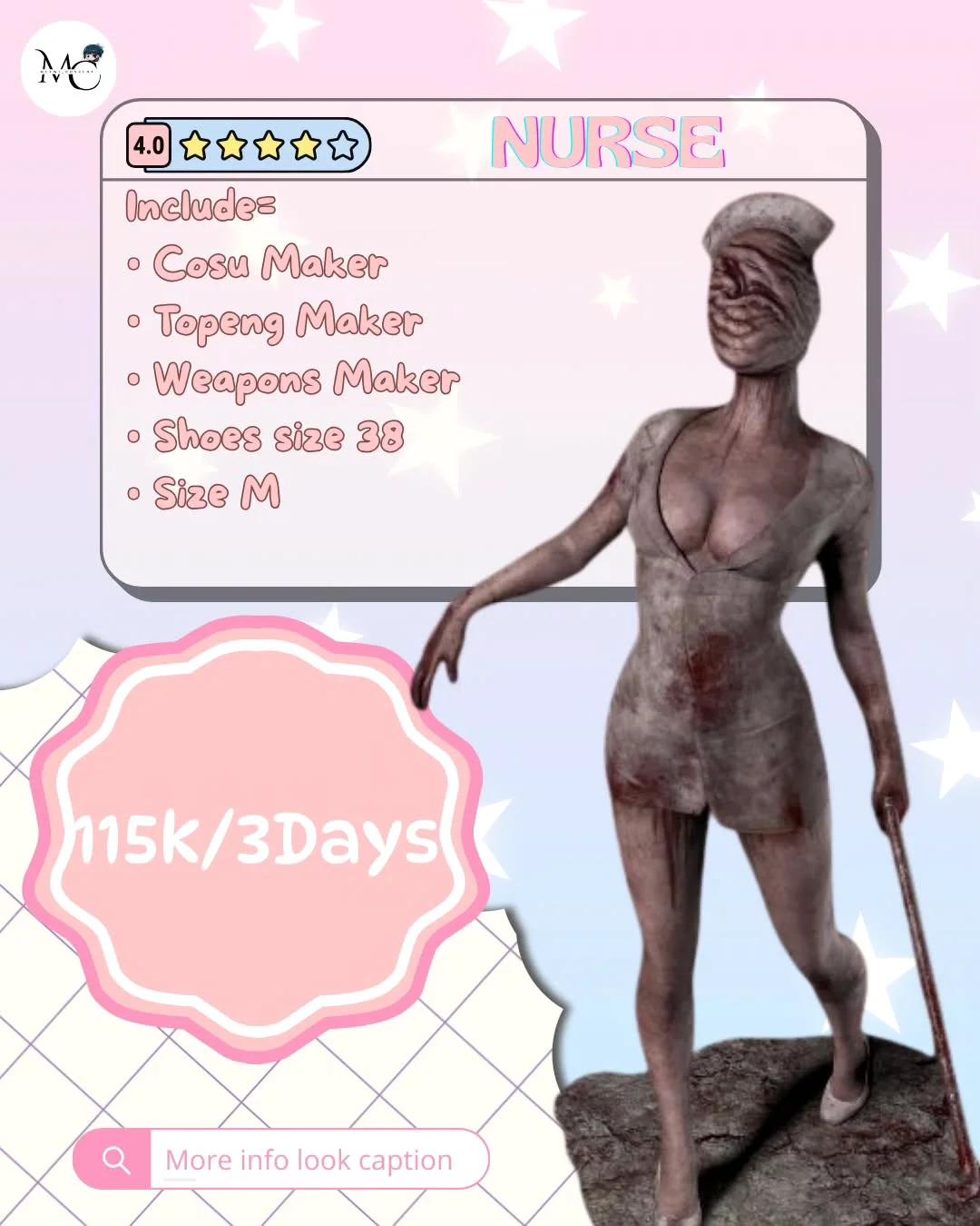Nurse Silent Hill Cosplay Set