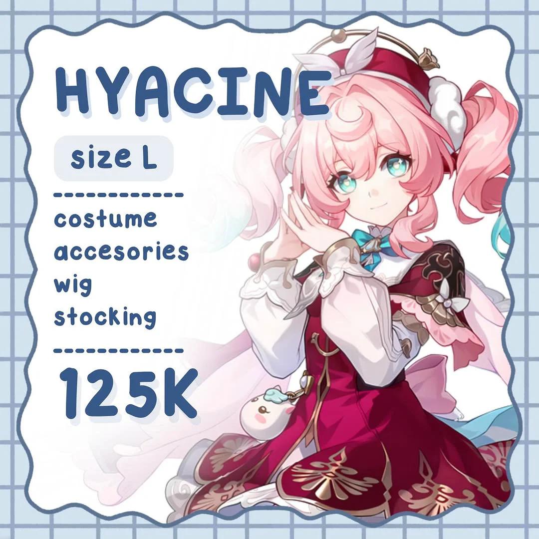 Hyacine Honkai Star Rail - Kostum Size L