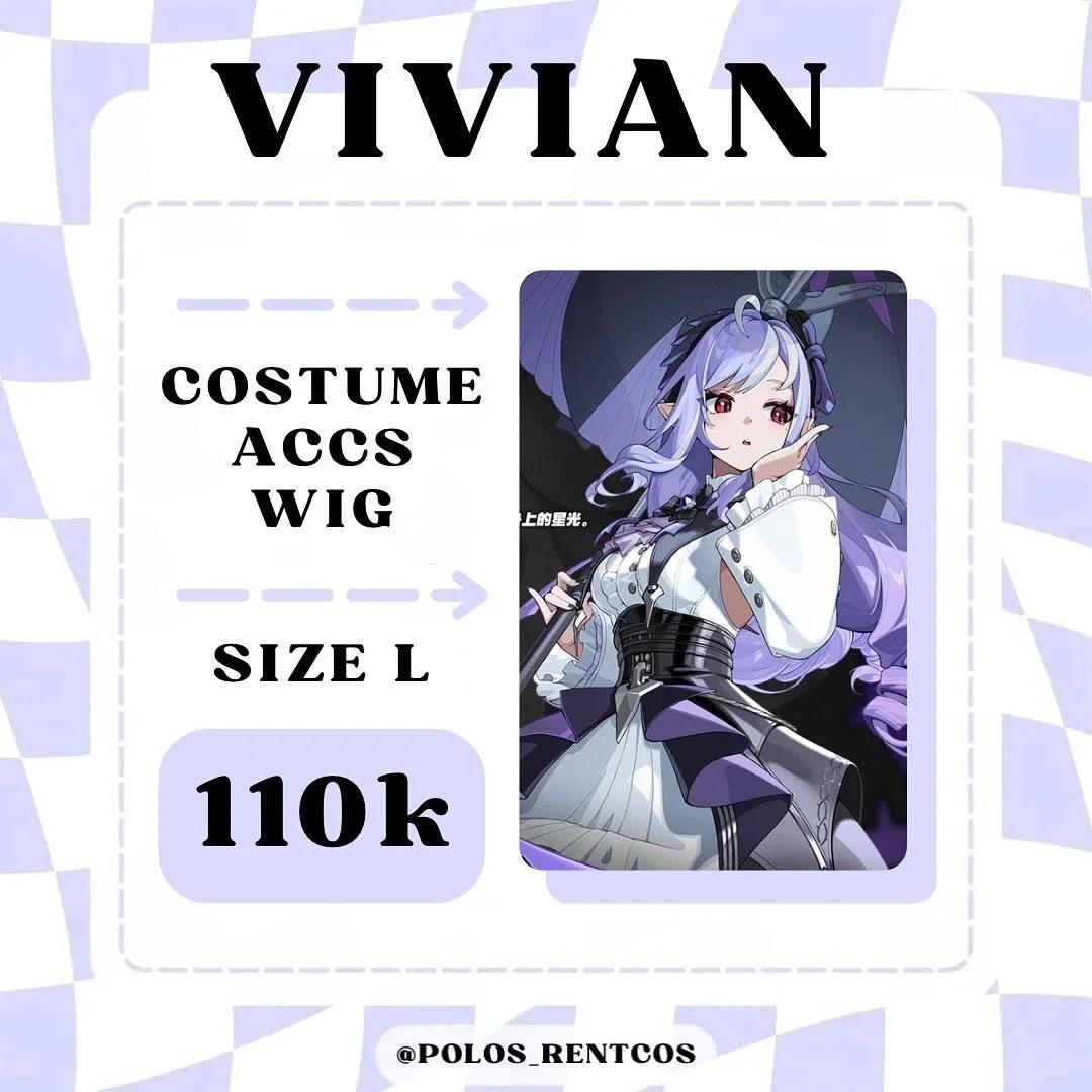 Vivian Zenless Zone Zero - Kostum & Wig