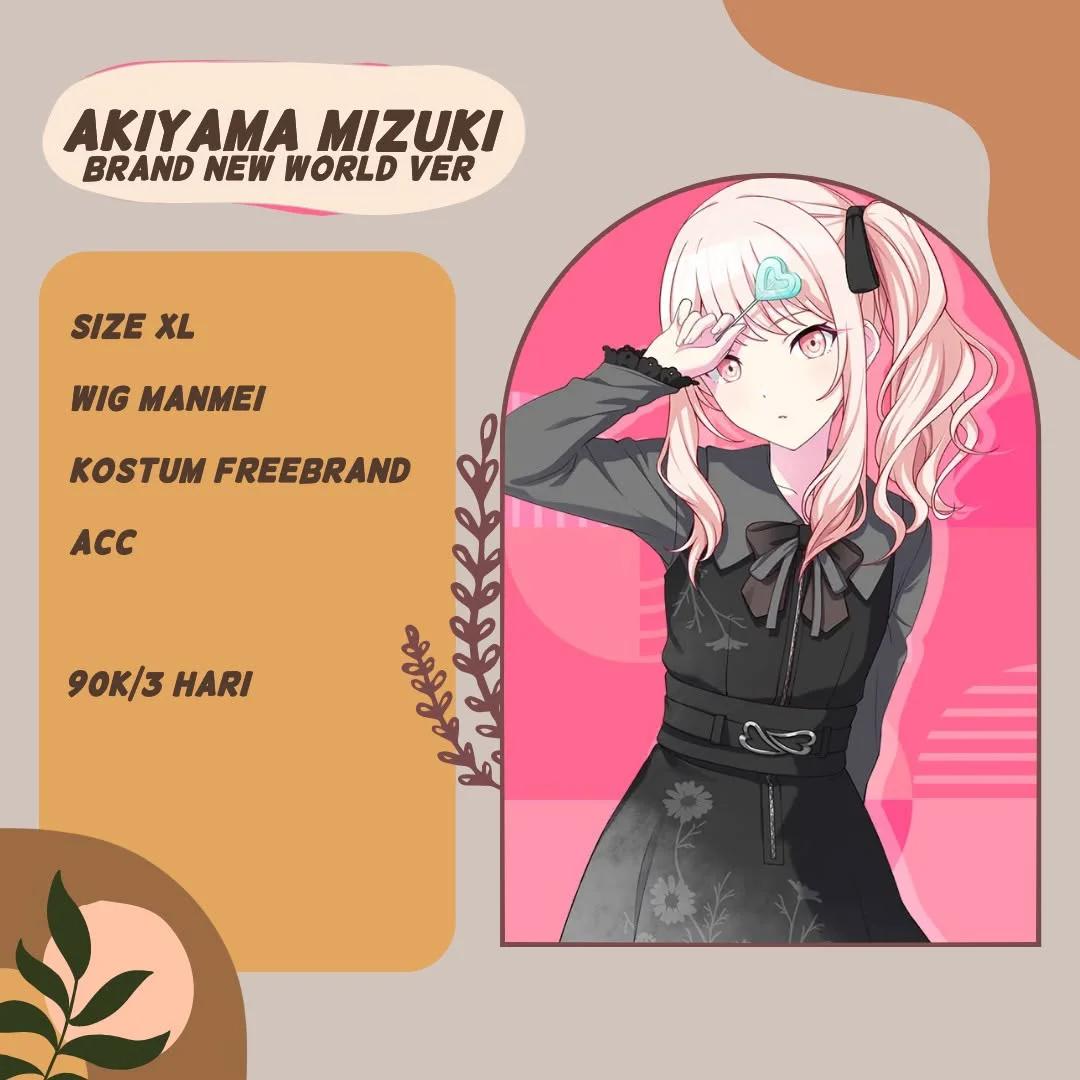 Akiyama Mizuki - Kostum & Wig