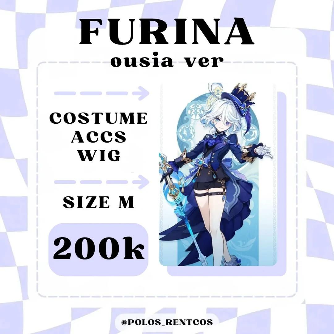 Furina Genshin Impact - Kostum & Wig