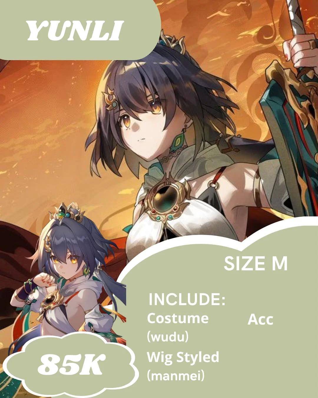 Yunli Honkai Star Rail - Costume, Wig & Accessories