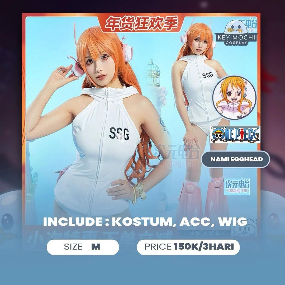 Nami Egghead One Piece - Kostum & Wig