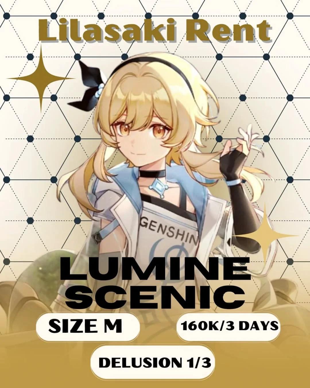Lumine Genshin Impact - Costume, Wig & Accessories
