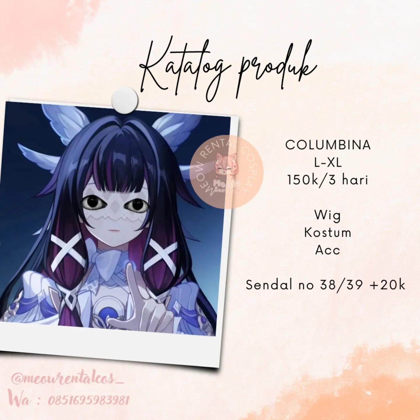 Columbina Genshin Impact Cosplay Costume