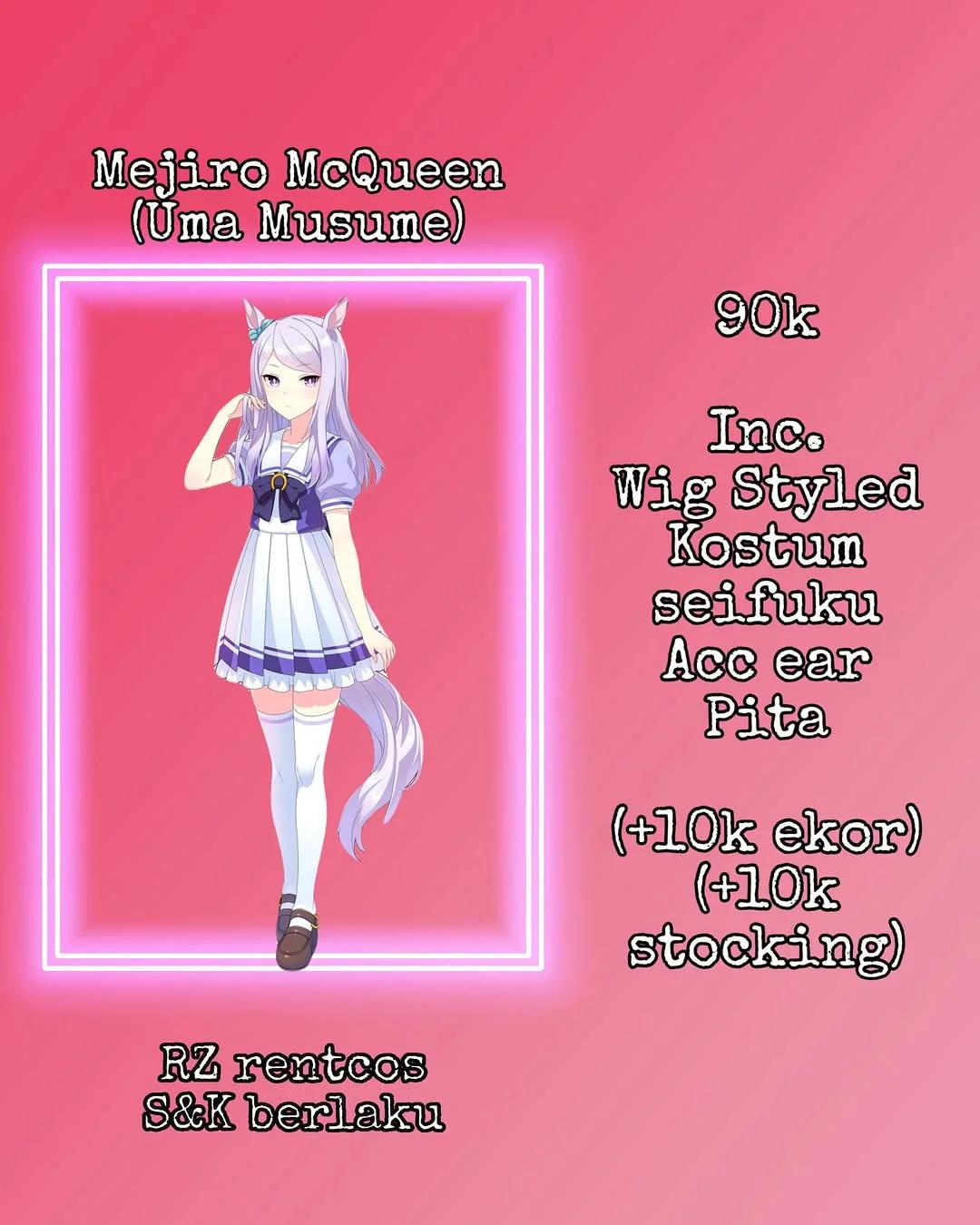 Mejiro McQueen Seifuku - Uma Musume