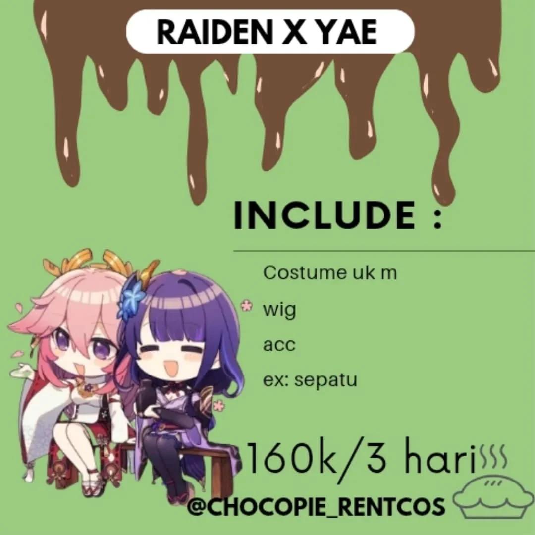 Raiden Yae - Genshin Impact Costume Bundle