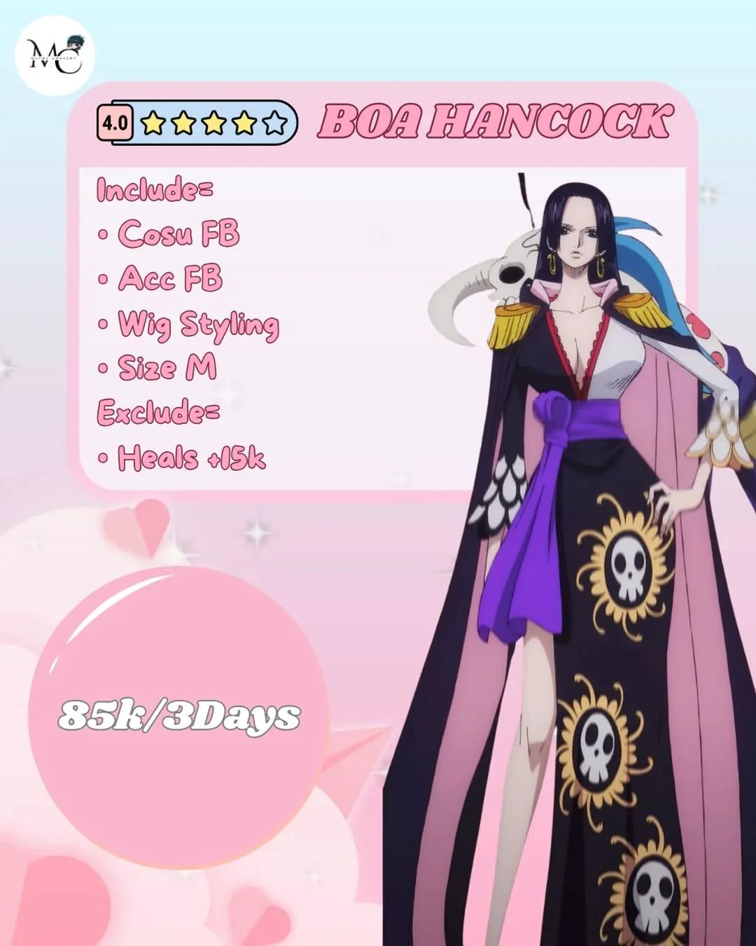 Boa Hancock Cosplay Costume Set