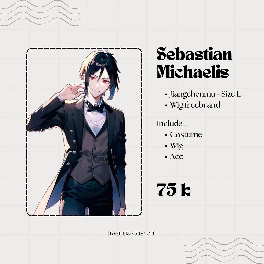 Sebastian Michaelis - Kostum, Wig, Aksesoris
