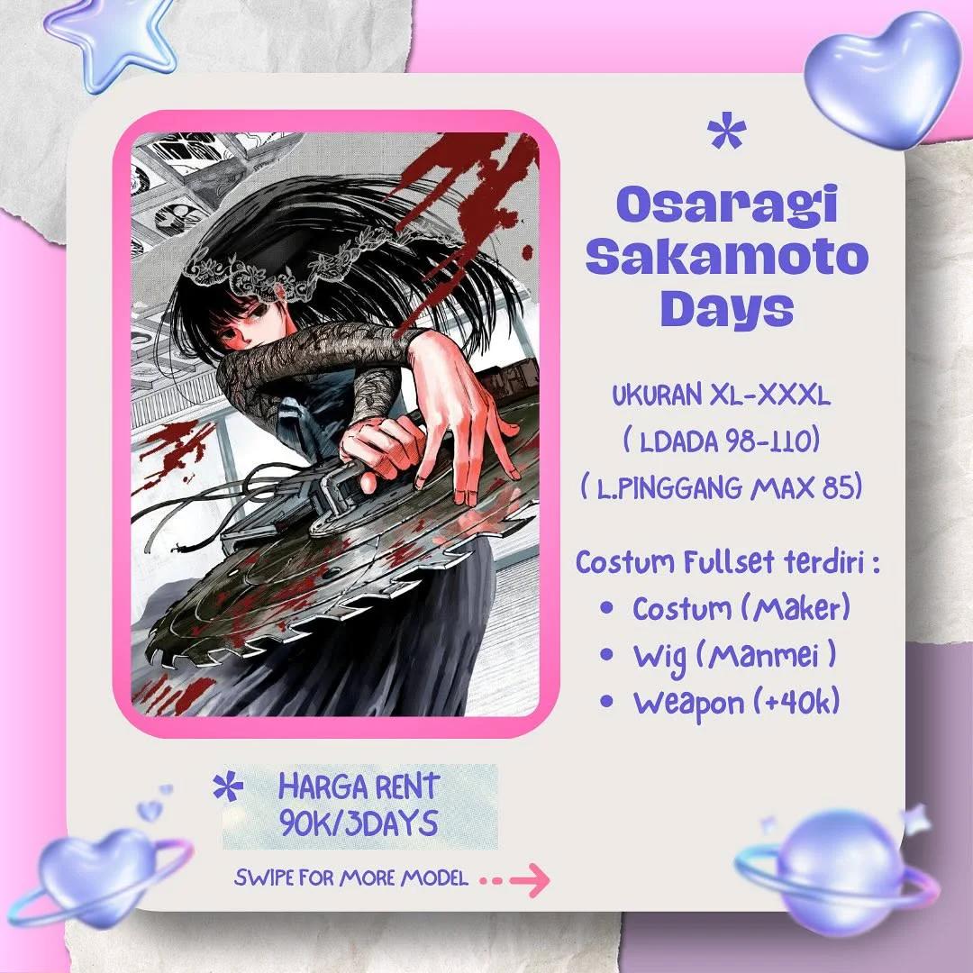Sakamoto Days Osaragi Rental Cosplay Costume Fullset