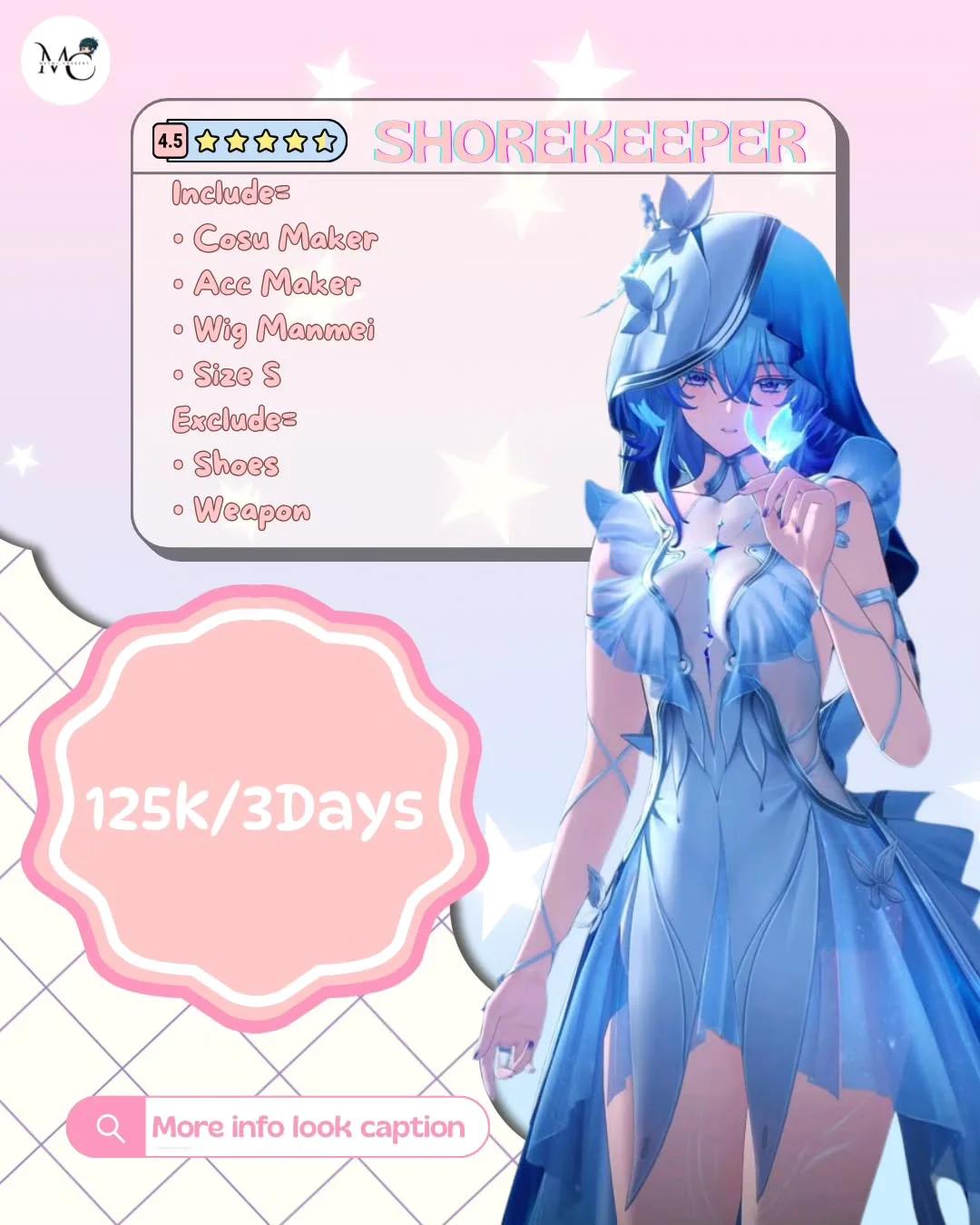 Shorekeeper Cosplay Set - Wuthering Waves