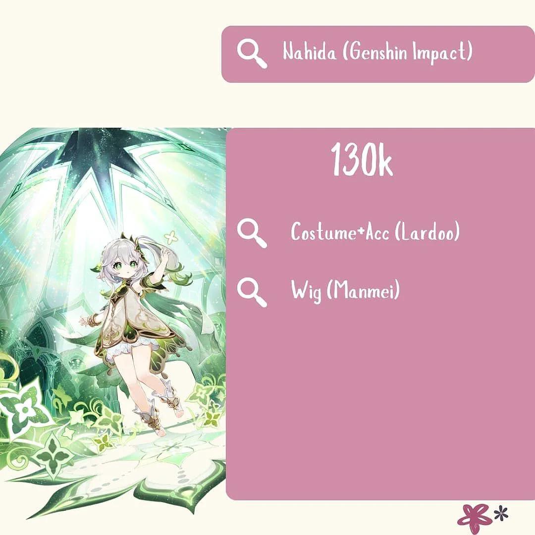 Nahida Genshin Impact - Kostum