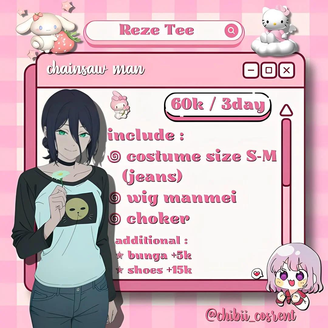 Reze Chainsaw Man - Tee