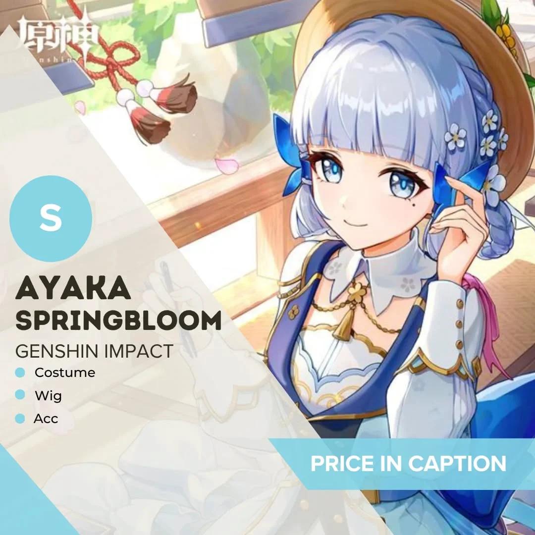 Ayaka Kamisato Spring Bloom Genshin Impact Cosplay