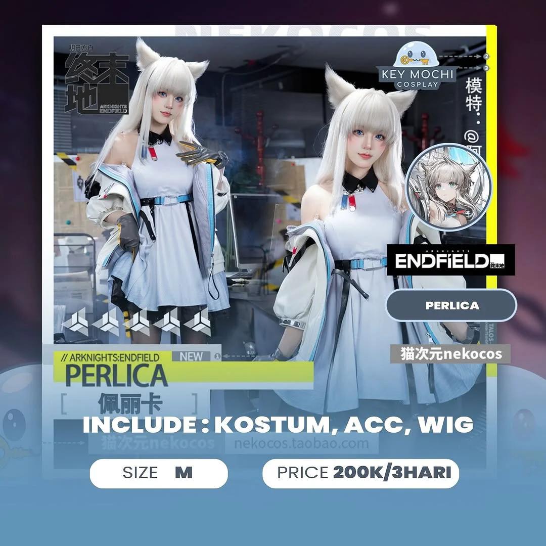 Perlica Arknights Endfield - Kostum, Aksesoris, Wig