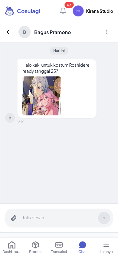 Cara Chat dengan Penjual - langkah 3