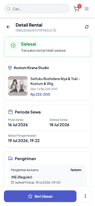 Cara Inspeksi Barang Retur Sewa (untuk Penjual) - langkah 3