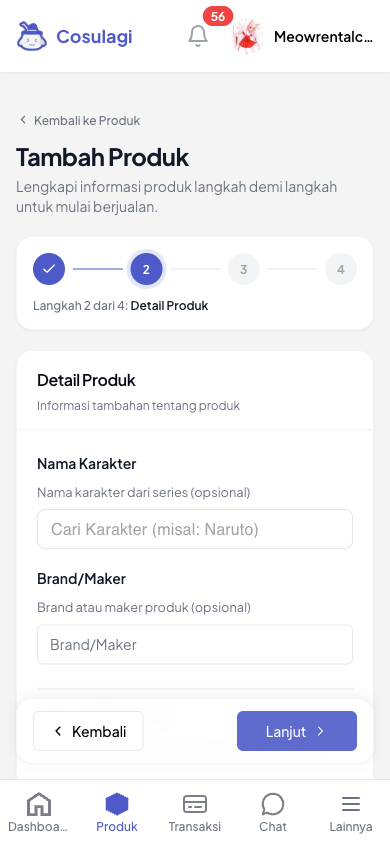 Cara Memasang Produk (Jual/Sewa) - langkah 3