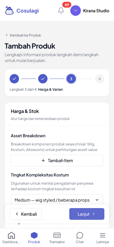 Cara Memasang Produk (Jual/Sewa) - langkah 4