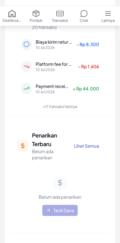 Cara Menarik Saldo (untuk Penjual) - langkah 4