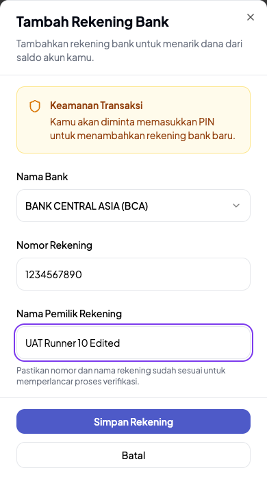 Cara Menarik Saldo (untuk Penjual) - langkah 2
