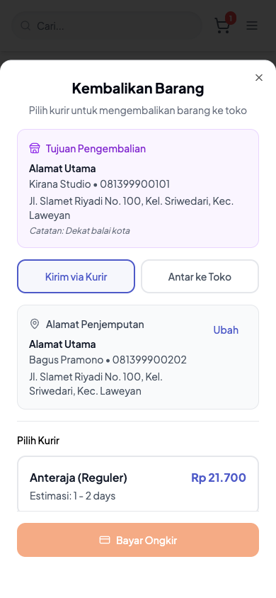 Cara Mengembalikan Kostum Sewaan - langkah 1